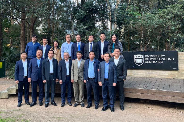 Delegation at the University of Wollongong, Australia